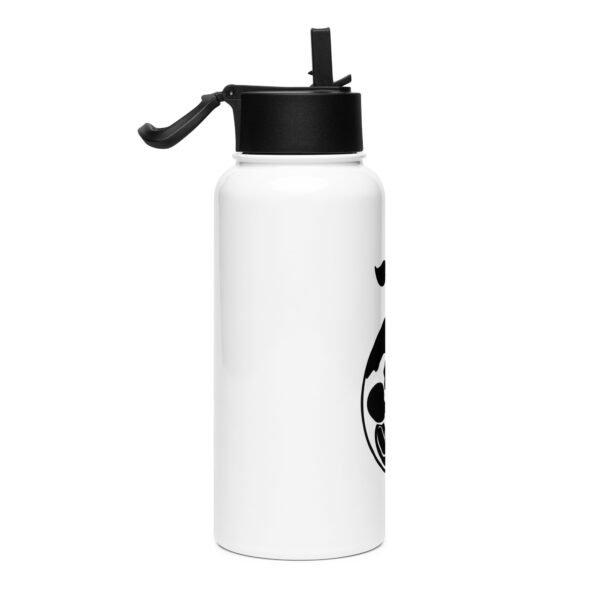 Stainless steel water bottle with a straw lid - Image 4